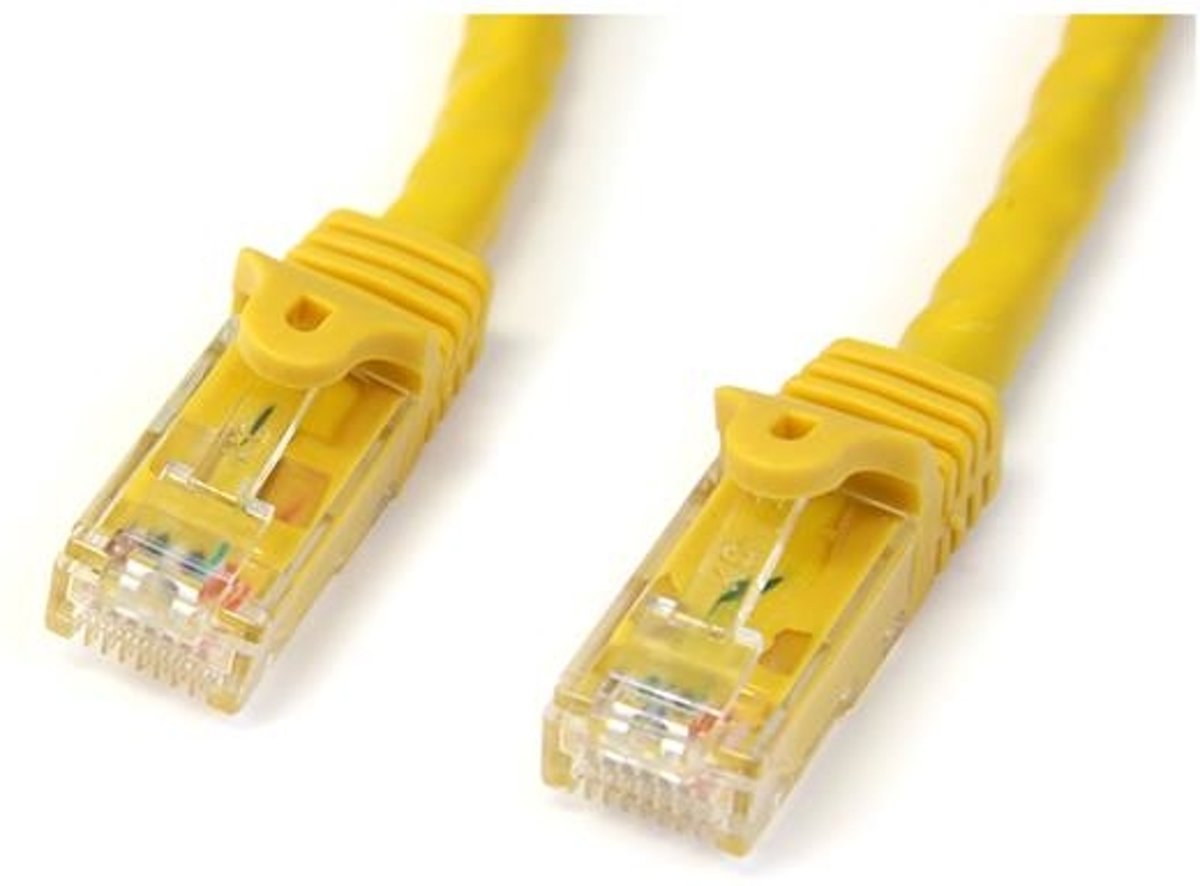 StarTech.com 7.62m Cat6 UTP 7.62m Geel netwerkkabel