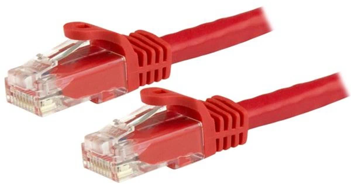 StarTech.com Cat6 patchkabel met snagless RJ45 connectors 15 m, rood