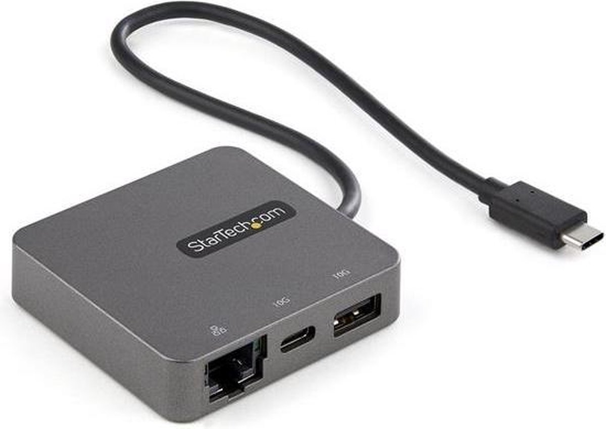 StarTech.com DKT31CHVL notebook dock & poortreplicator Bedraad USB 3.2 Gen 2 (3.1 Gen 2) Type-C Zwart, Zilver