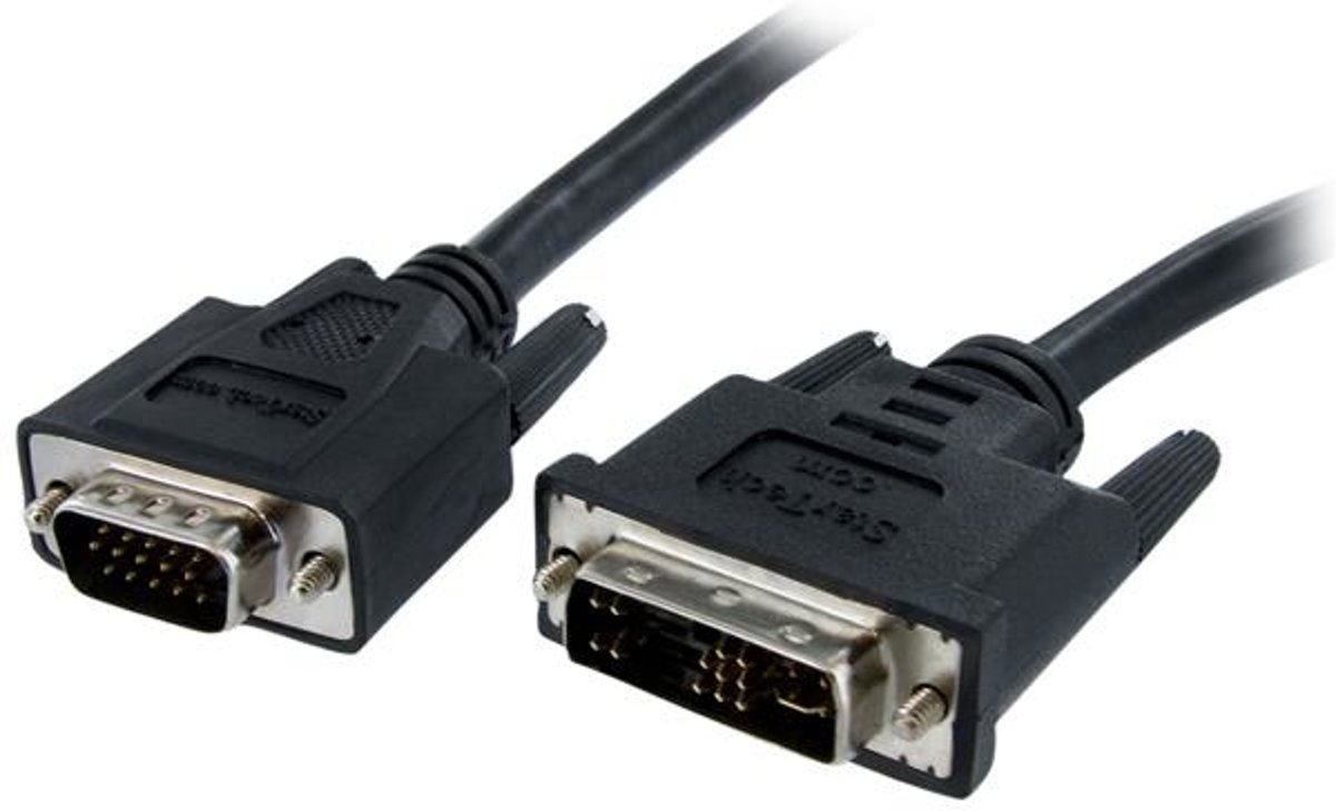 StarTech.com DVI-naar-VGA-beeldschermkabel M/M DVI-naar-VGA (15-pins) 3 m