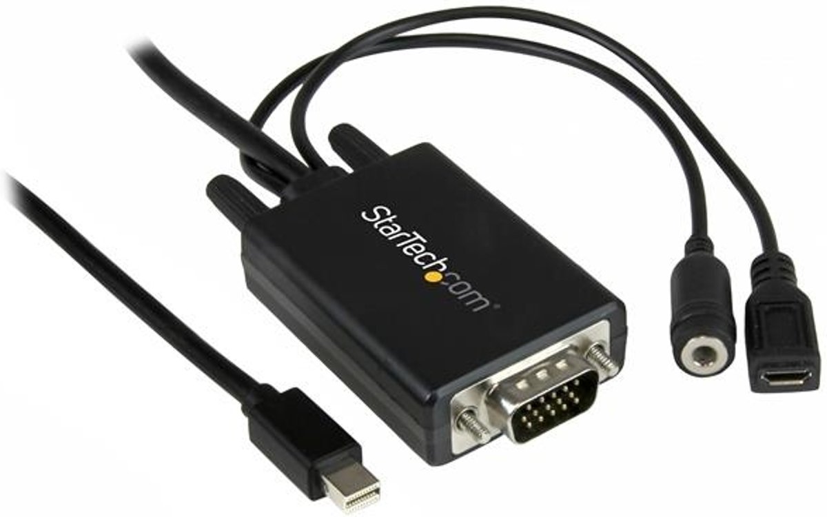 StarTech.com Mini DisplayPort naar VGA adapter kabel met audio 3m