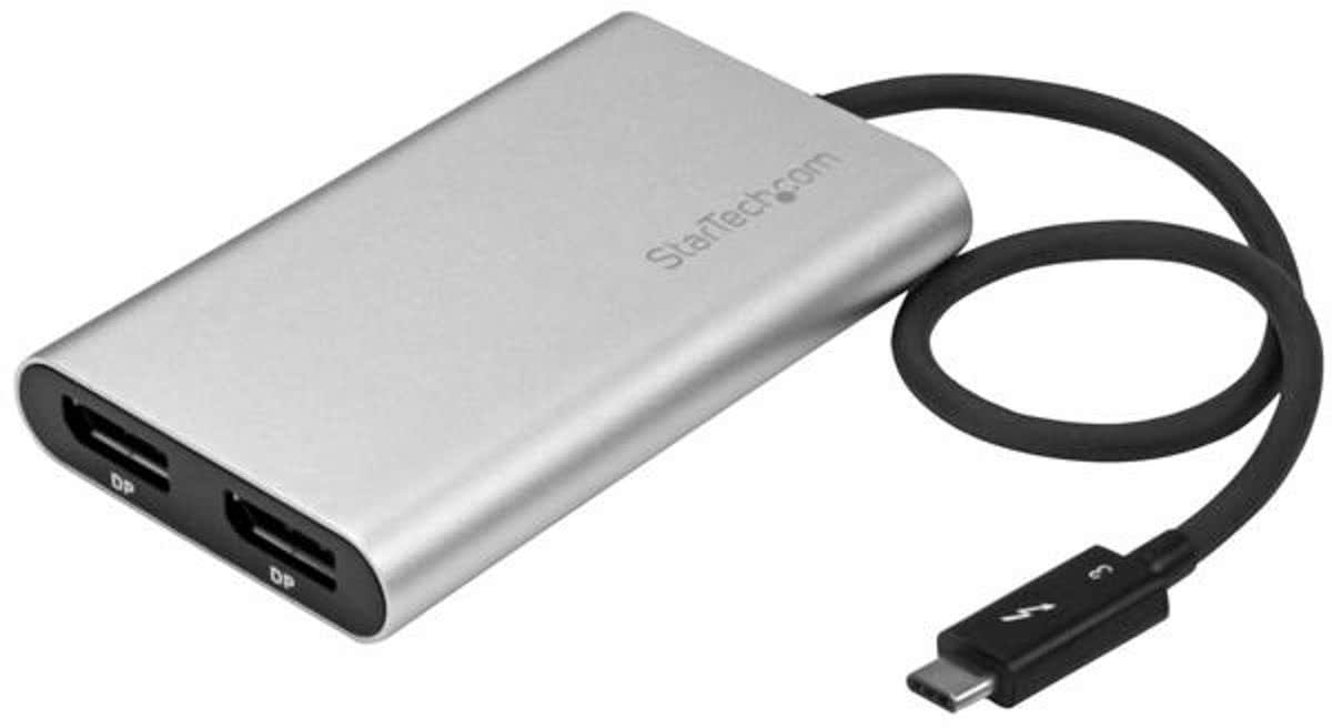 StarTech.com Thunderbolt 3 naar 2x DisplayPort adapter 4K 60 Hz alleen Windows compatibel