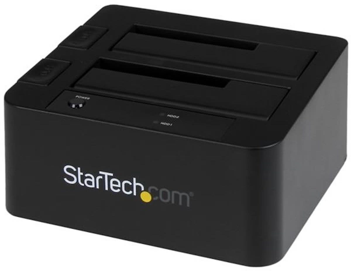 StarTech.com USB 3.0 / eSATA dubbel harde-schijf docking station met UASP voor 2,5/3,5 inch SATA SSD / HDD SATA 6 Gbps