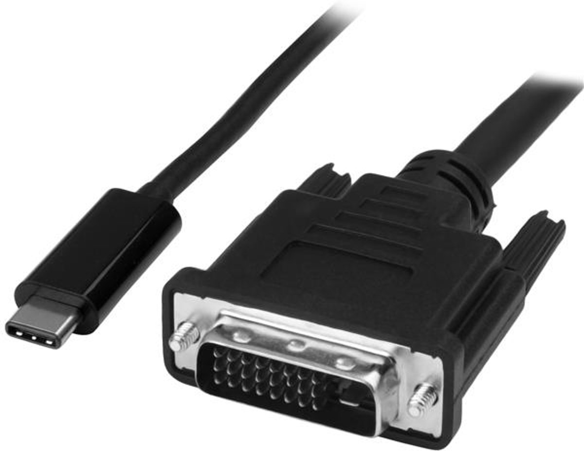 StarTech.com USB-C naar DVI adapter kabel 1 m 1920x1200