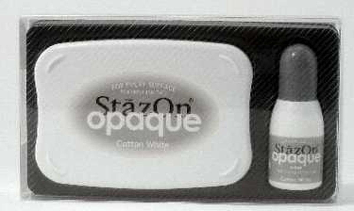 Stazon Opaque Cotton White + navulling