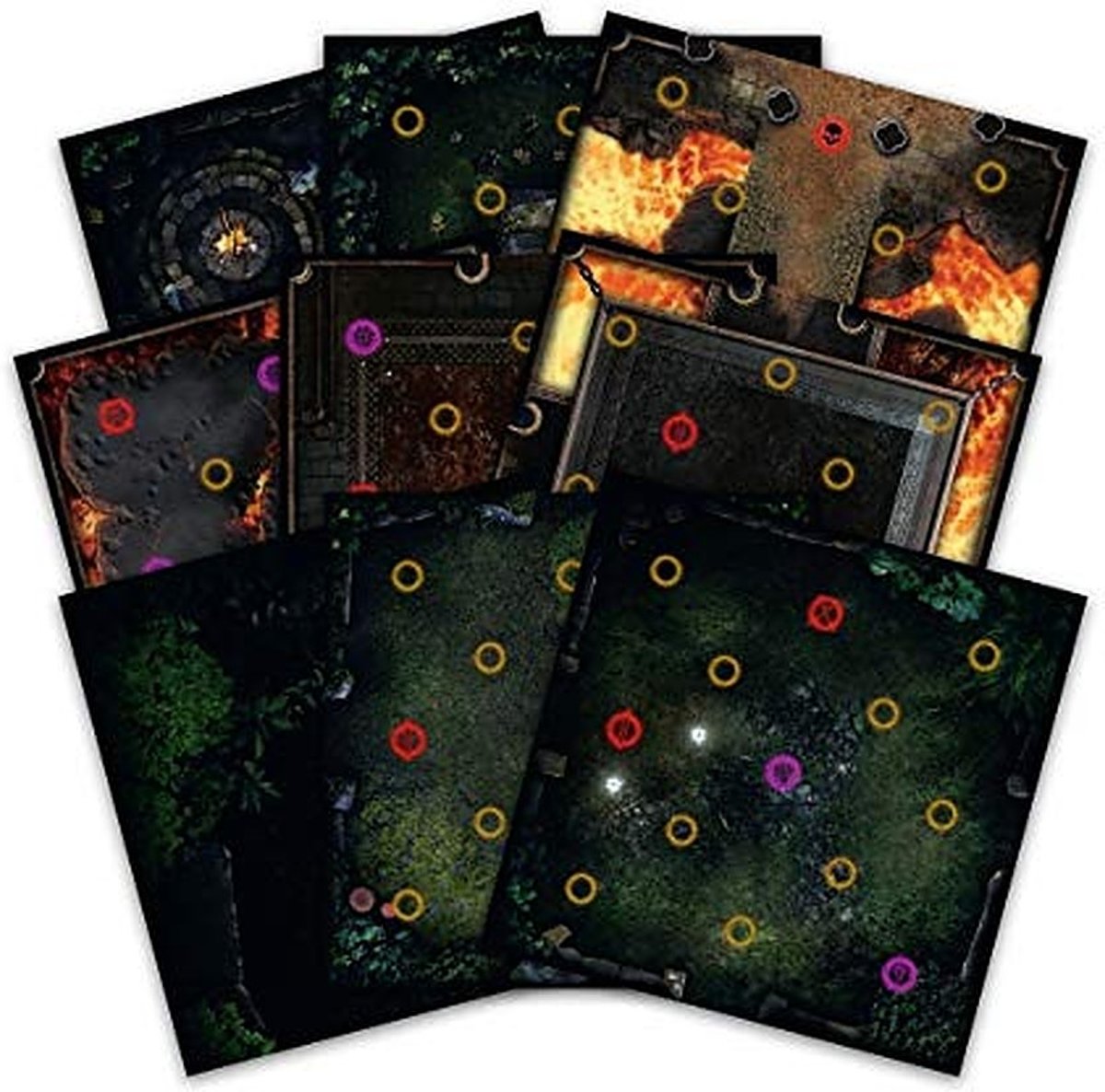 Dark Souls: The Board Game - Darkroot Basin & Iron Keep Tile Set