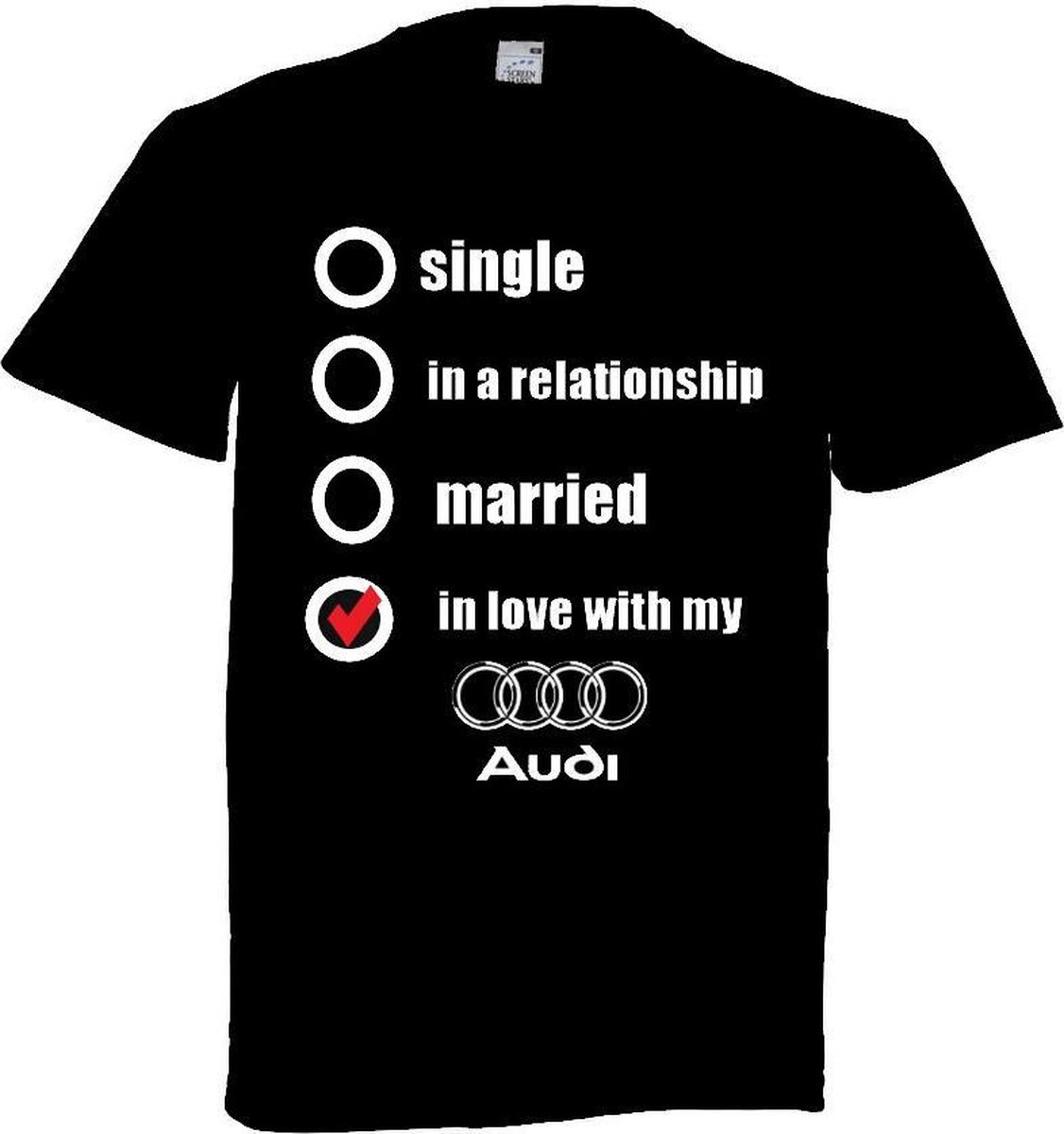 Audi T-shirt maat L