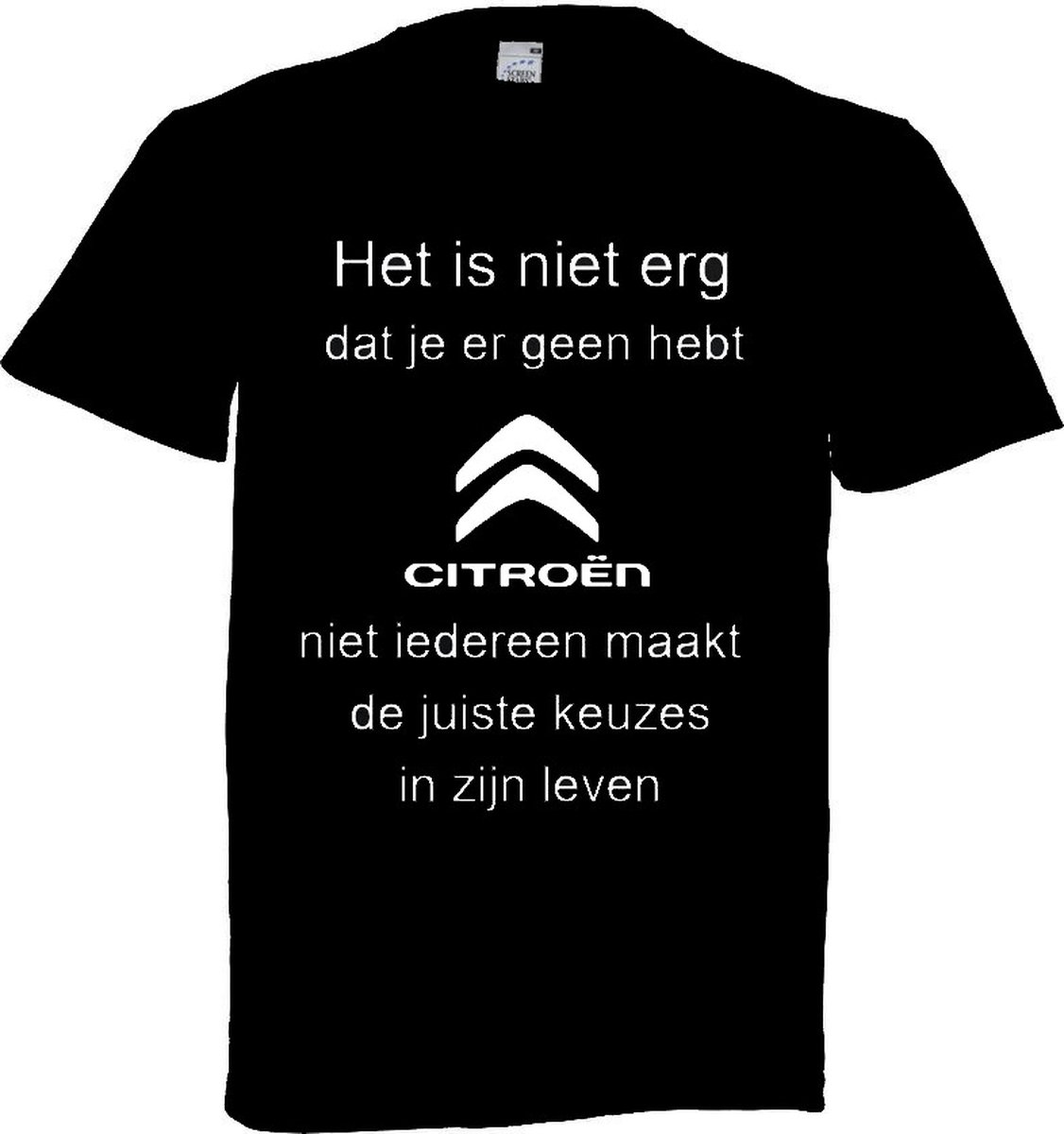 Citroen T-shirt maat 3XL - Het kadoshoppie