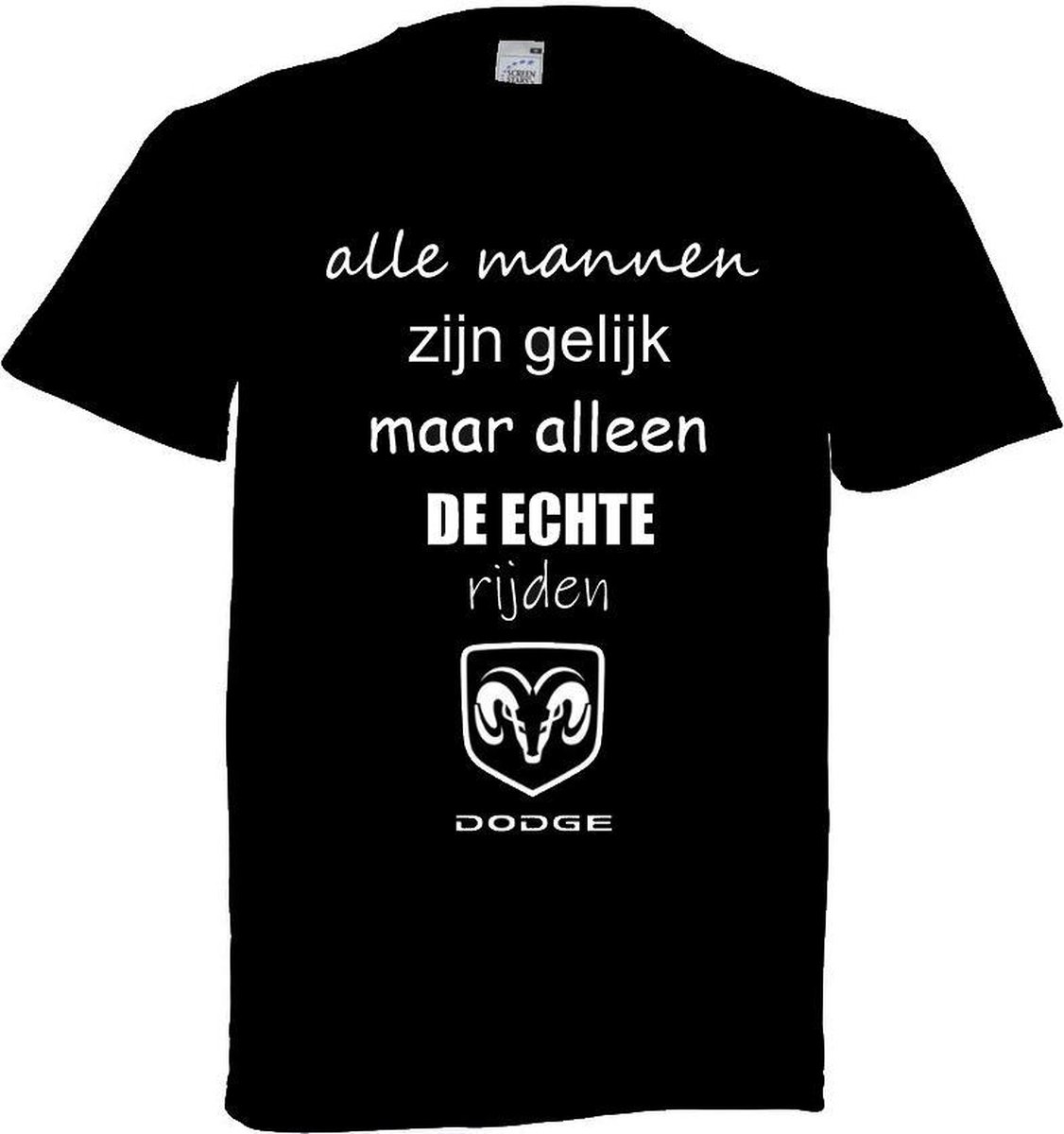 Dodge T-shirt maat L - Hetkadoshoppie