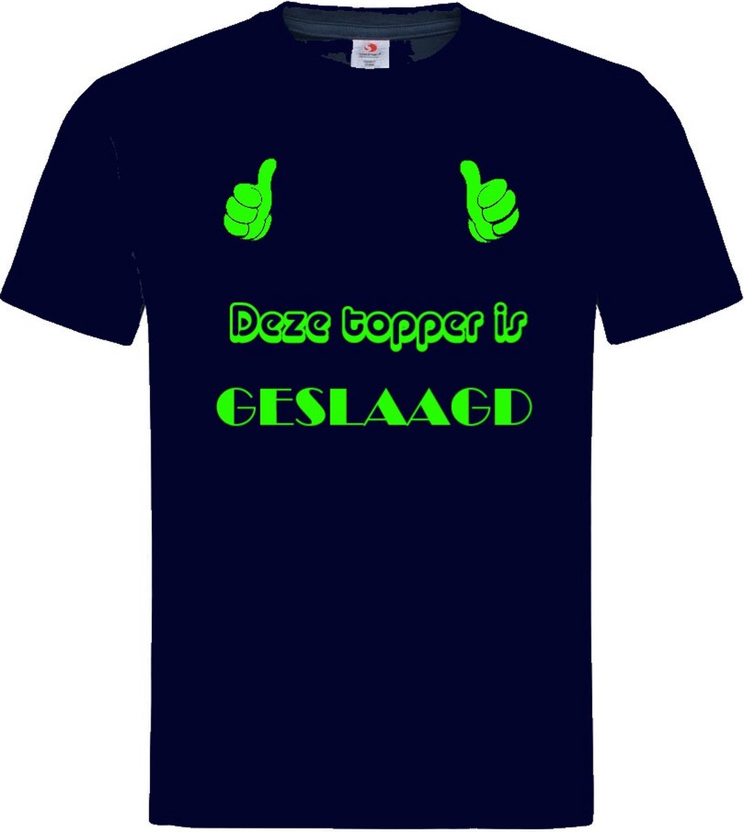 Grappig T-shirt - Deze topper is geslaagd - Maat 3XL - het kadoshoppie