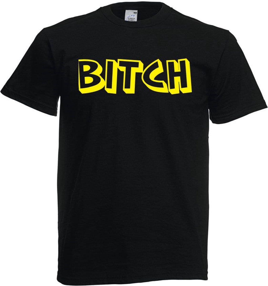 Grappig T-shirt Bitch. maat L - Het kadoshoppie