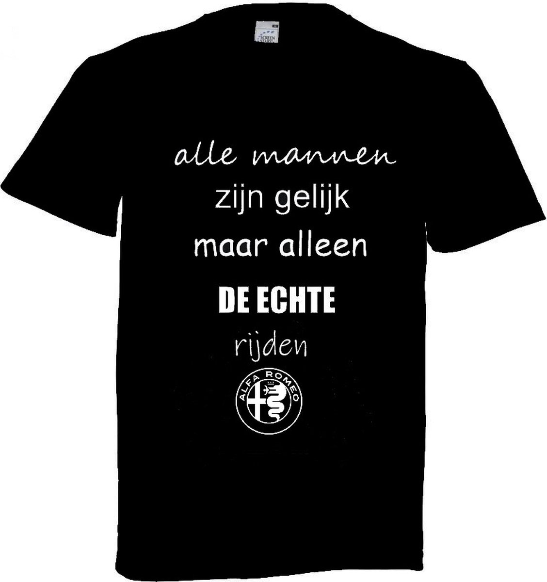 T-shirt Alfa Romeo maat XL