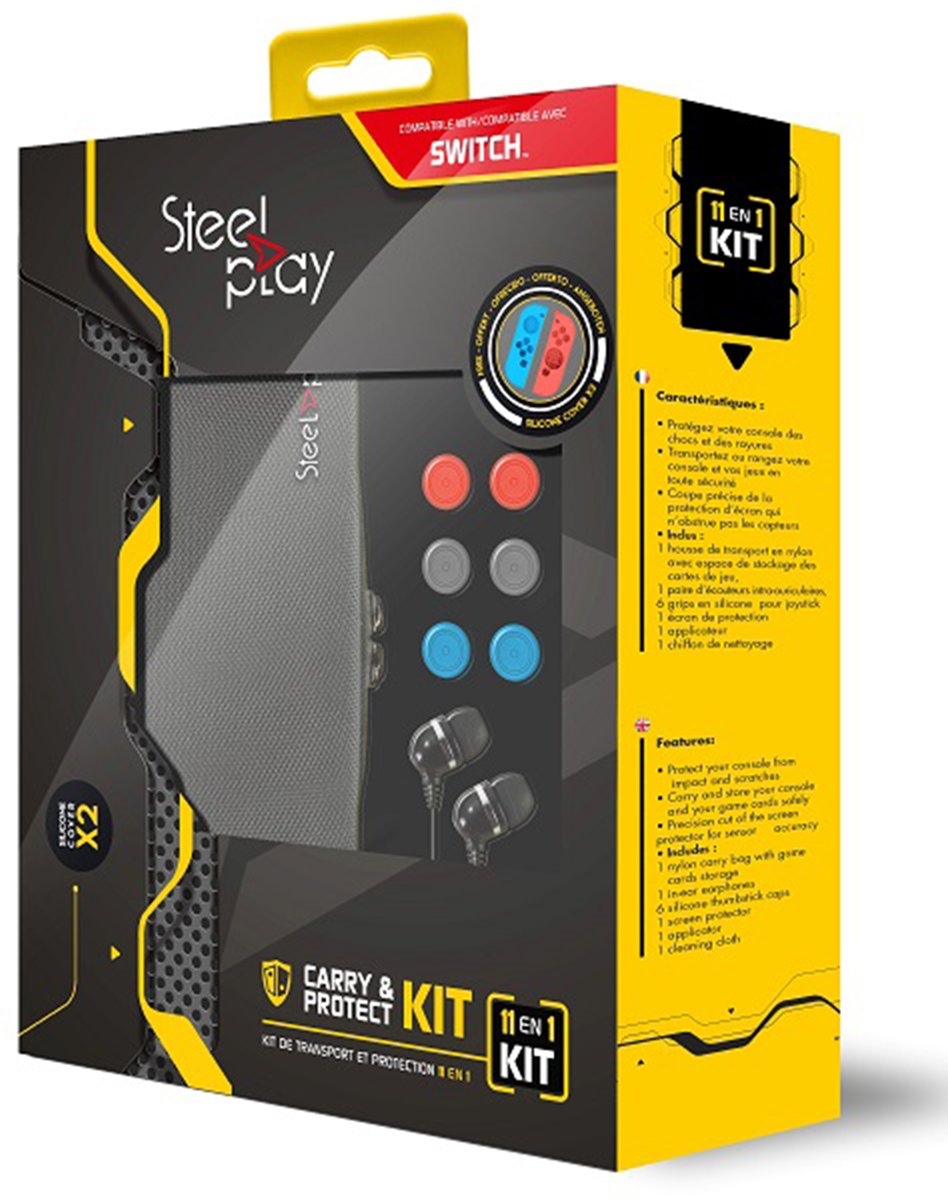 Steelplay 11-in-1 Carry & Protect Kit - Switch