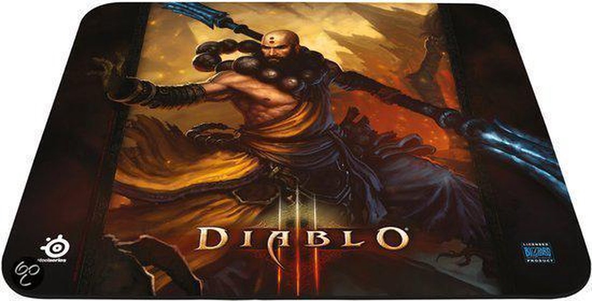 Steelseries Qck Diablo 3 Muismat - Monk Edition Zwart PC