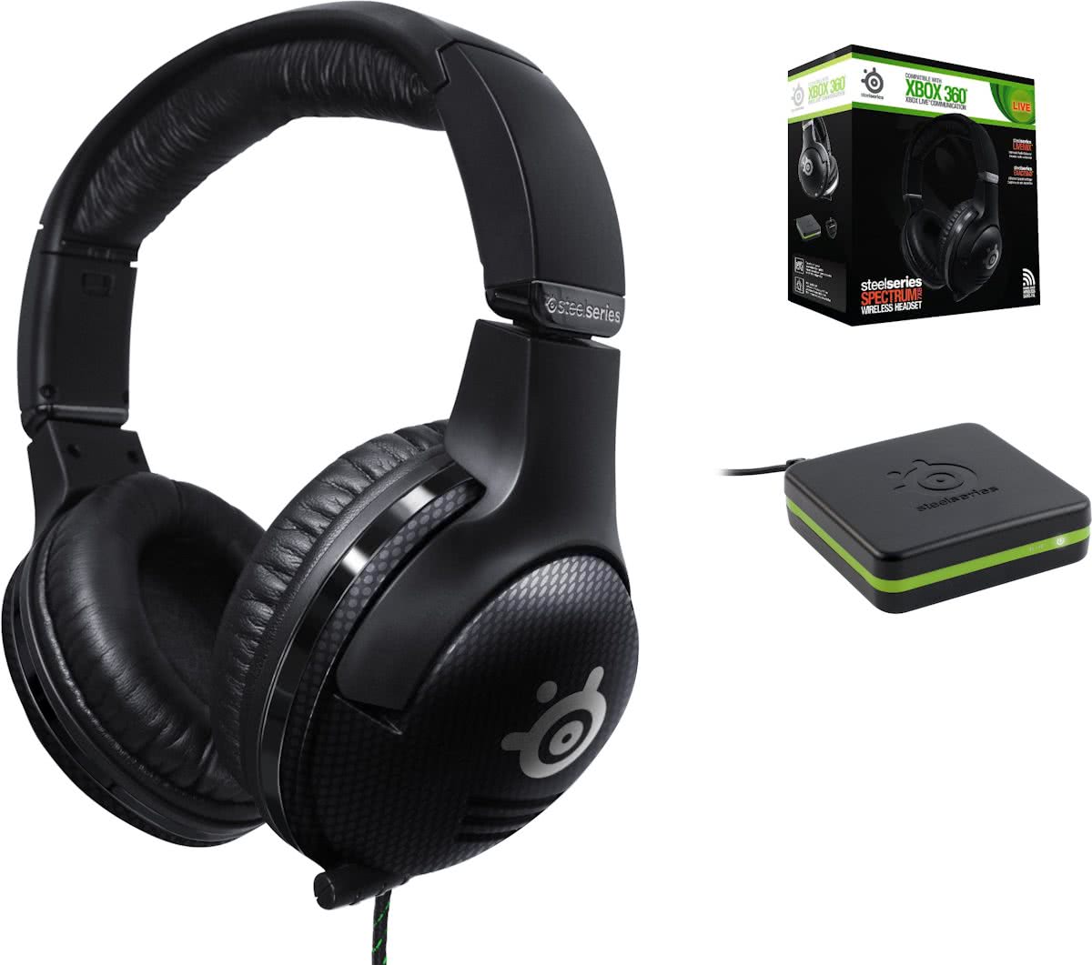 Steelseries Spectrum 7XB Draadloze Headset Zwart Xbox 360