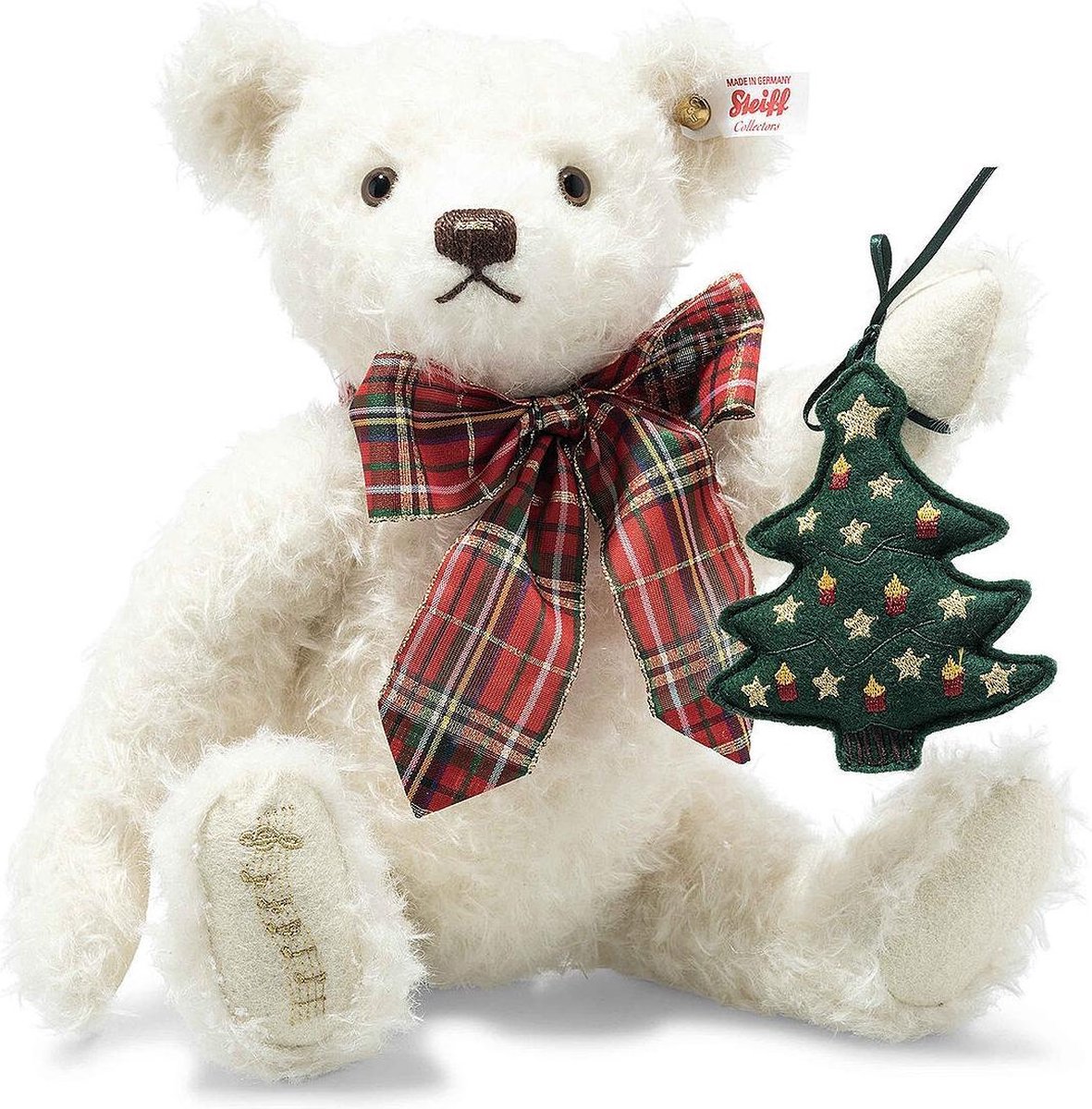 Steiff Christmas Teddy bear, white