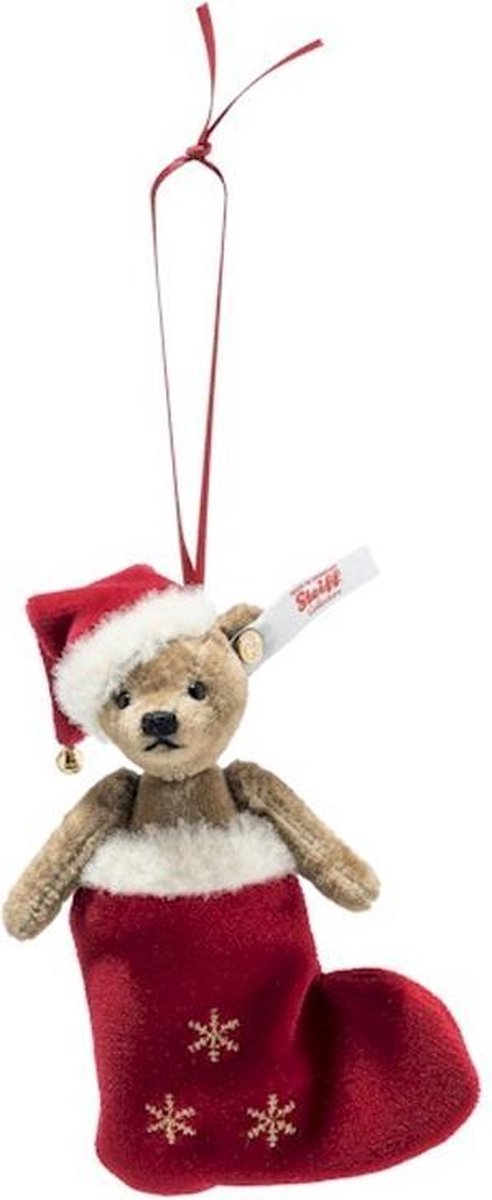 Steiff Kerstmis teddybeer ornament 10 cm. EAN 006043