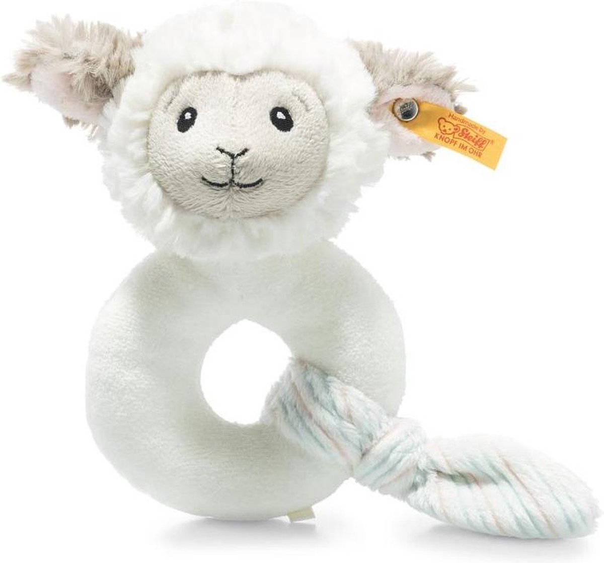 Steiff Lita Lamb rammelaar 14 cm. EAN 242328