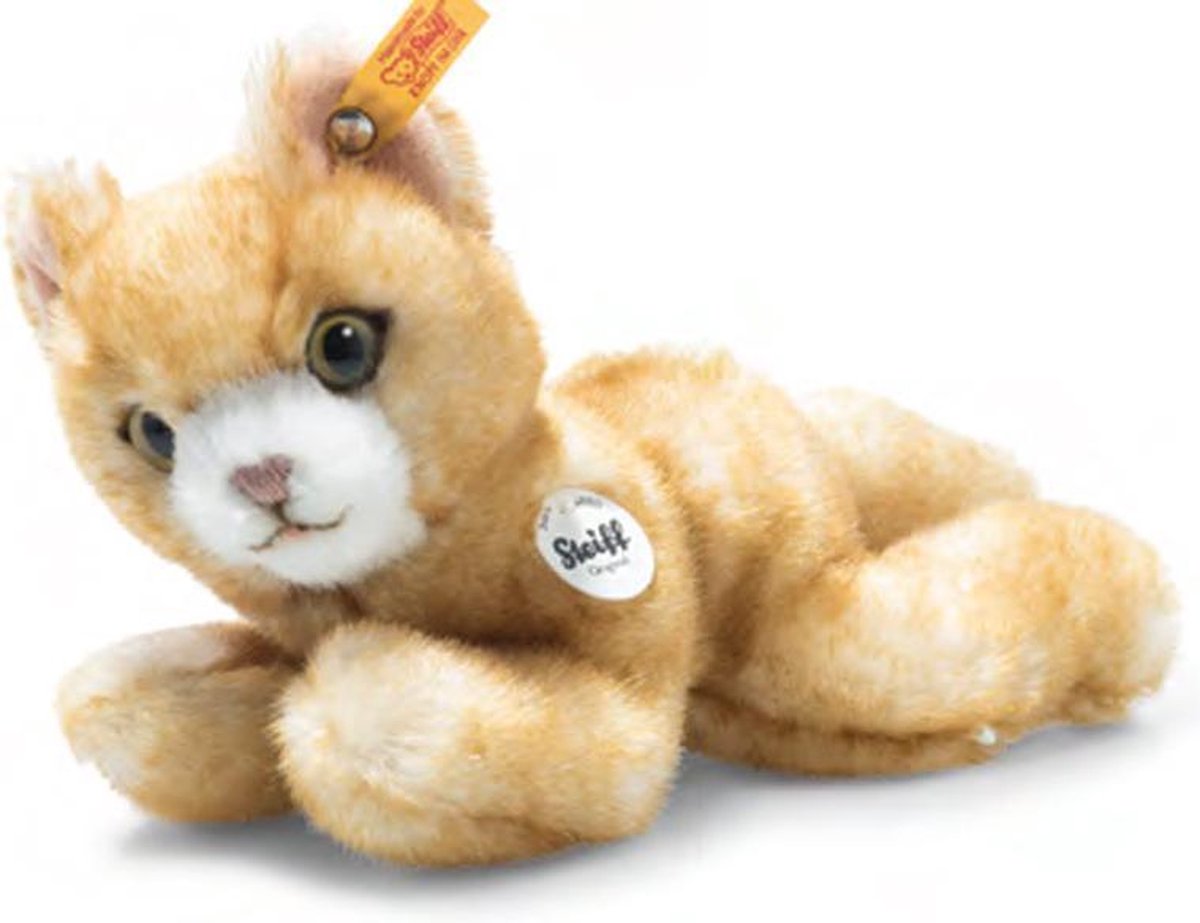 Steiff Mimmi kitten 14 cm. EAN 099236 knuffeldier, pluche wasbare knuffel