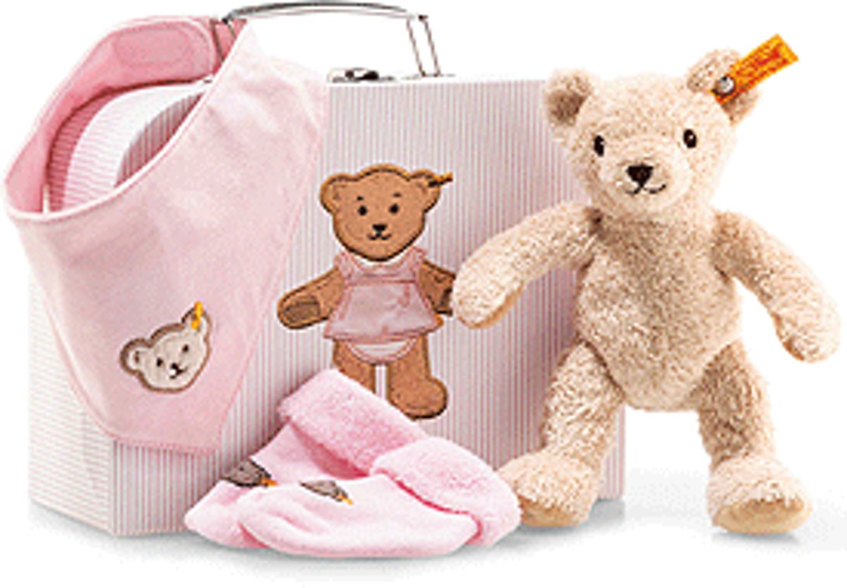 Steiff knuffel Gift set Girl, beige/pink - 24cm