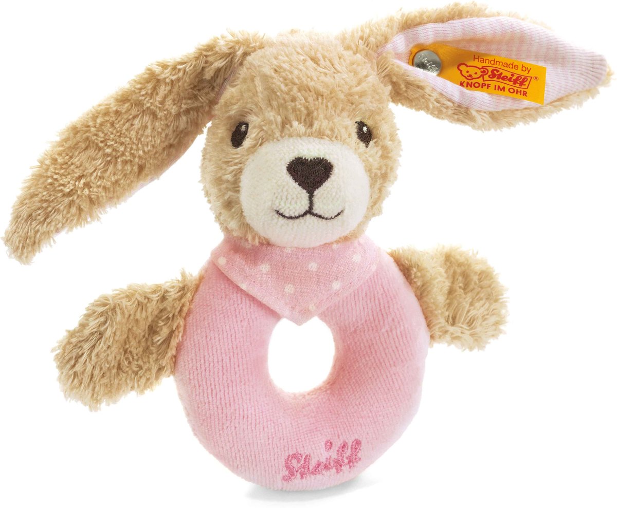 Steiff knuffel rammelaar rabbit 12cm