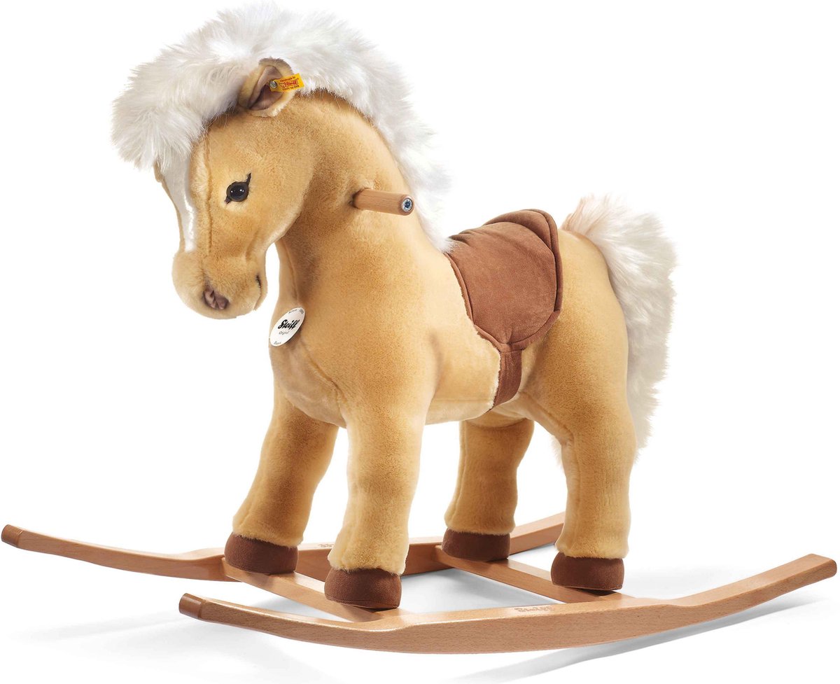 Steiff knuffel rijpony Franzi, blond