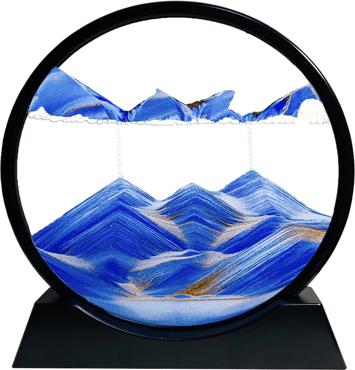 Zandkunst - Bewegende Zandkunst - Sandscape -   - Sand Art - Huis Decoratie -   decoratie - Zandkunst lamp