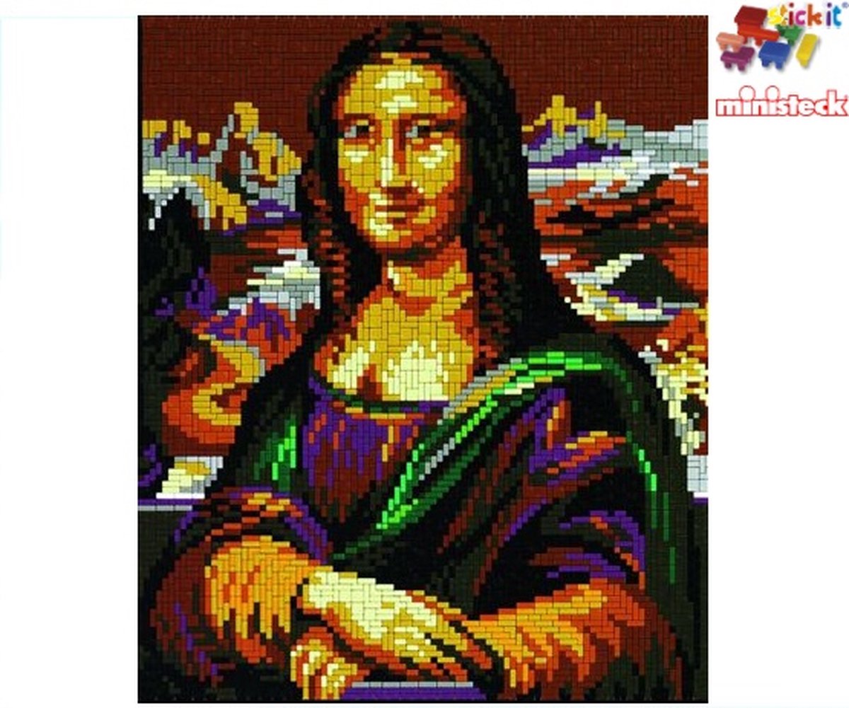 Stickit Mona Lisa, ca. 5.000 delig, compatibel met Ministeck