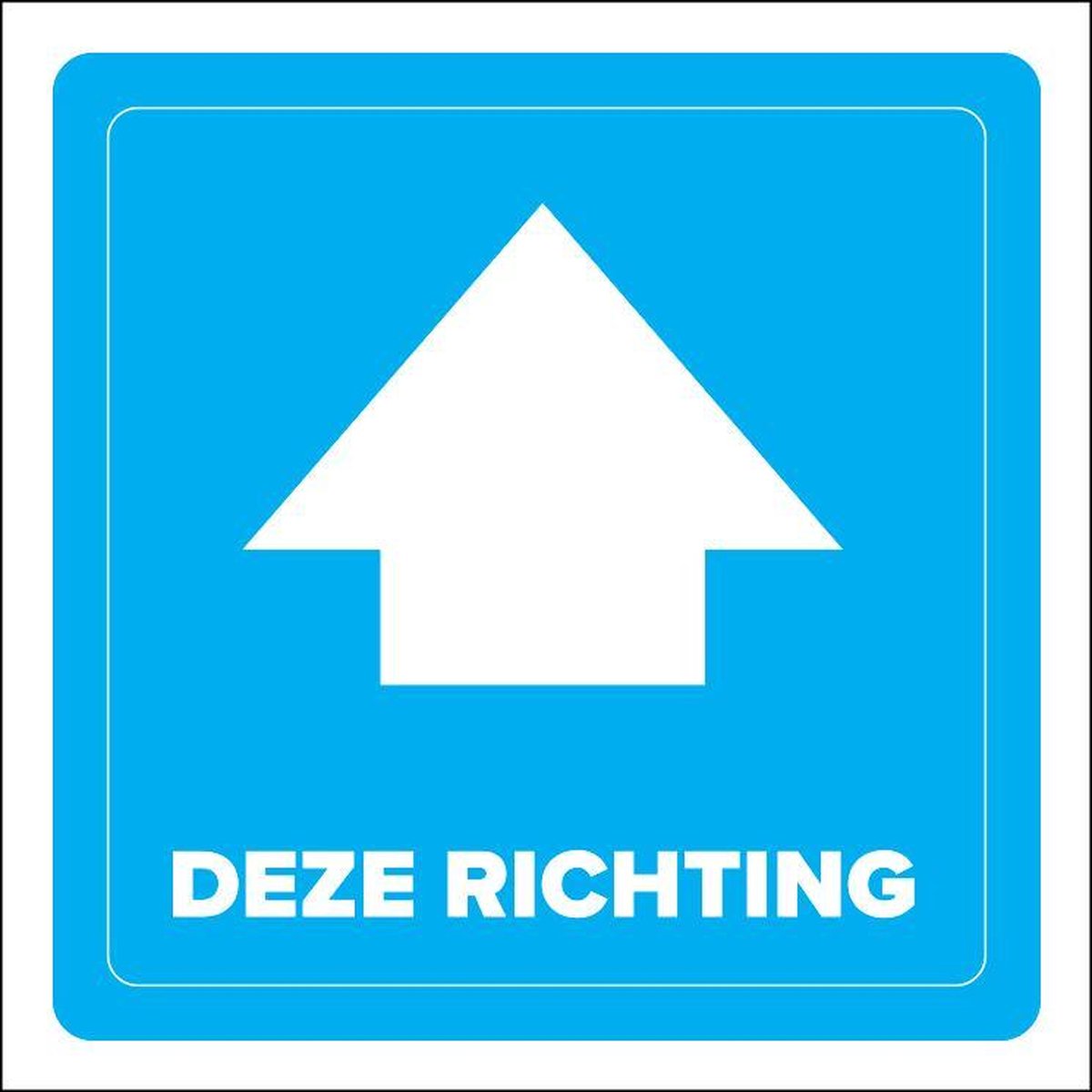 Deze Richting Vloersticker