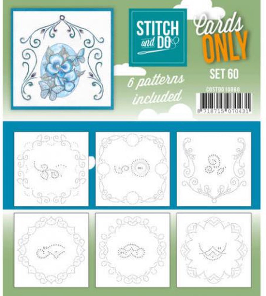 Nr. 60 Vierkant Cards only Stitch and Do