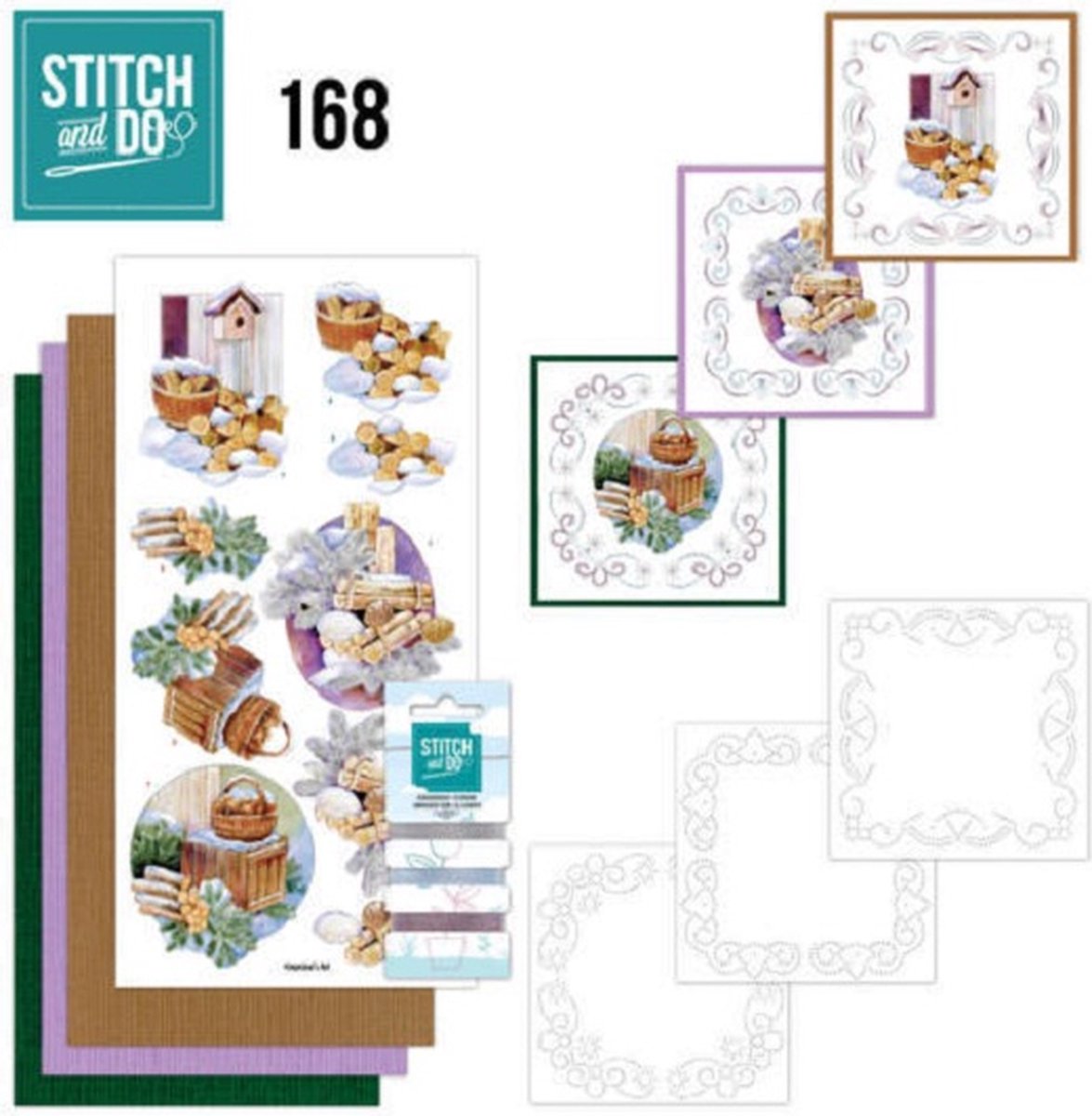 Stitch and Do 168 - Jeanines Art - Winter Charme - Wood