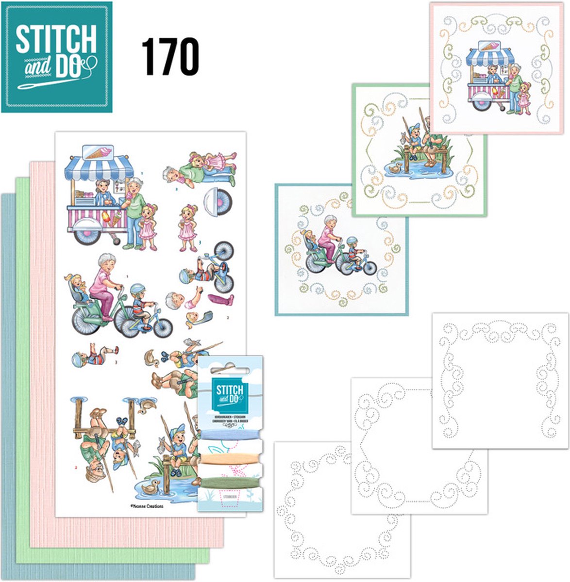 Stitch and Do 170 - Yvonne Creations - Funky Day Out - Activity