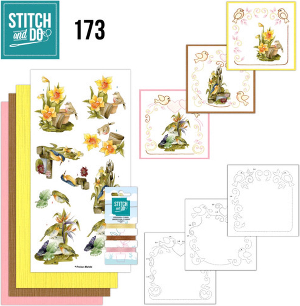 Stitch and Do 173 - Precious Marieke - Birds