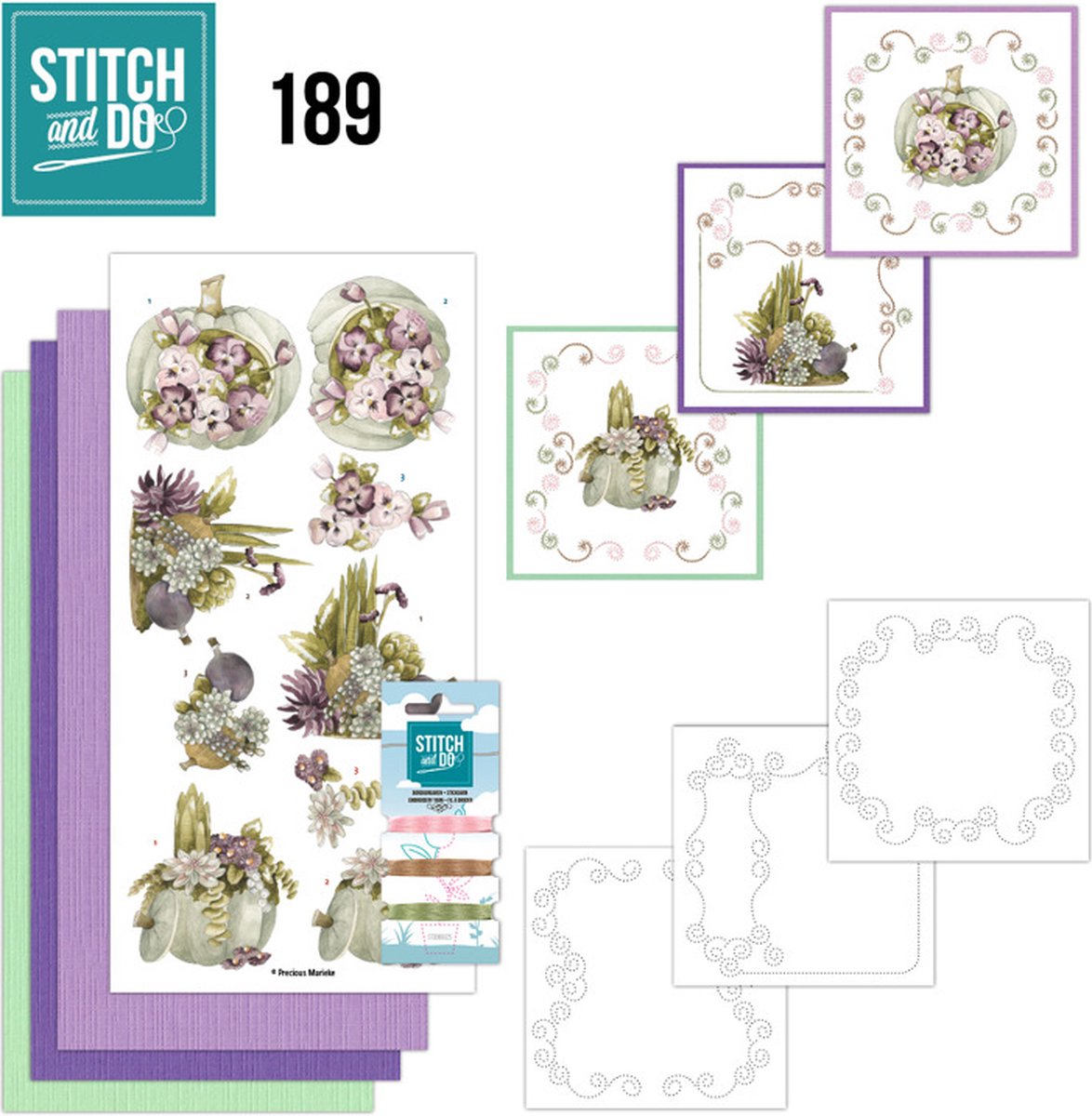 Stitch and Do 189 - Precious Marieke - Purple Passion