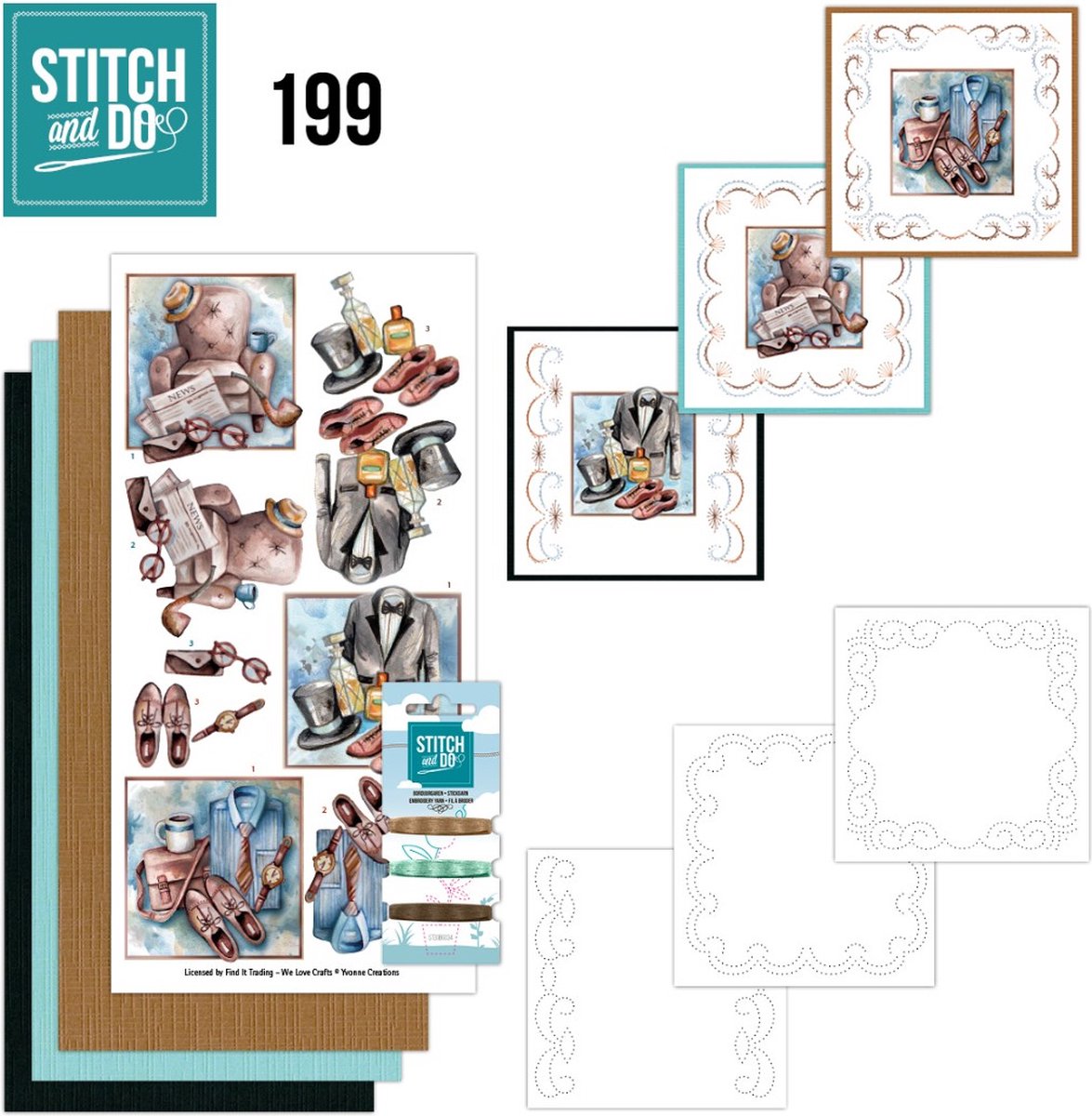 Stitch and Do 199 - Yvonne Creations - Men in Style