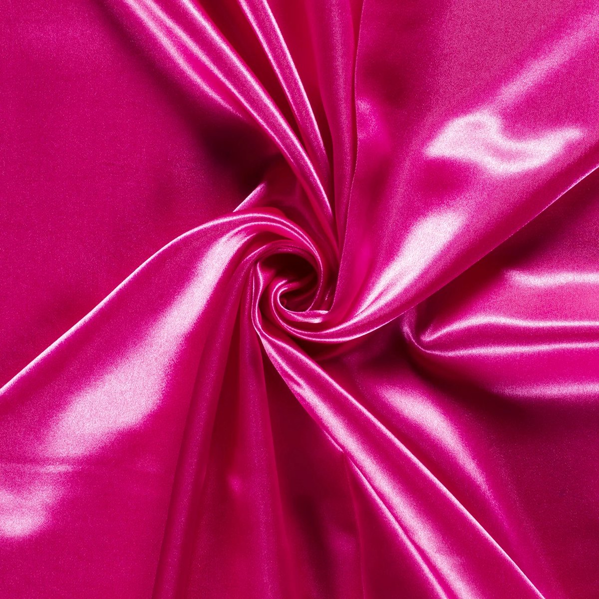 Satijn Duchesse Stof Effen - Fuchsia 017 - 1 Meter