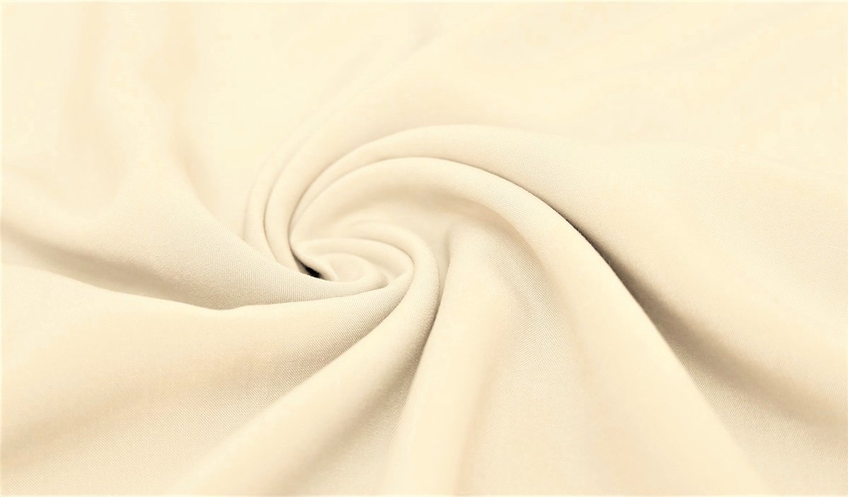 Viscose Stof Geweven Effen - Ecru 151 - 1 Meter