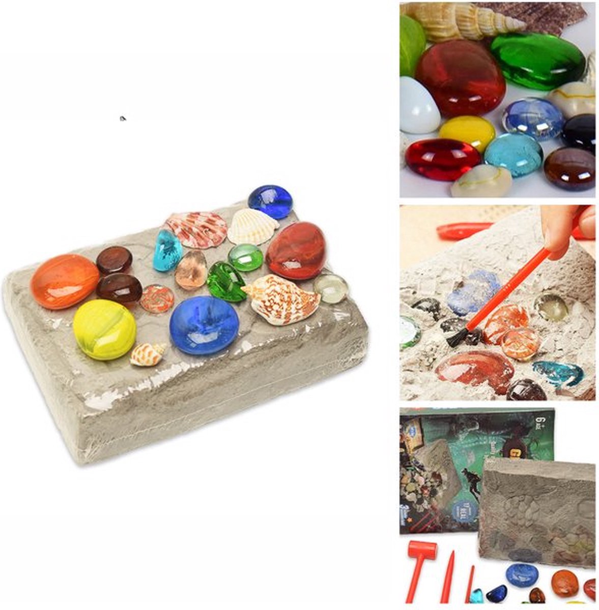 Archeologie Gemstone Dig Complect - Science Kit Creatieve Kit