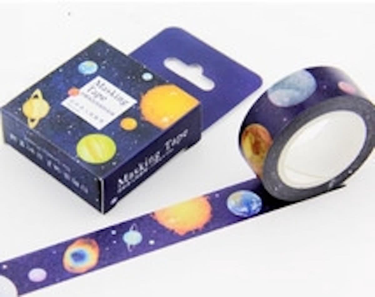 Masking Tape 10m x 1,5cm Planeten