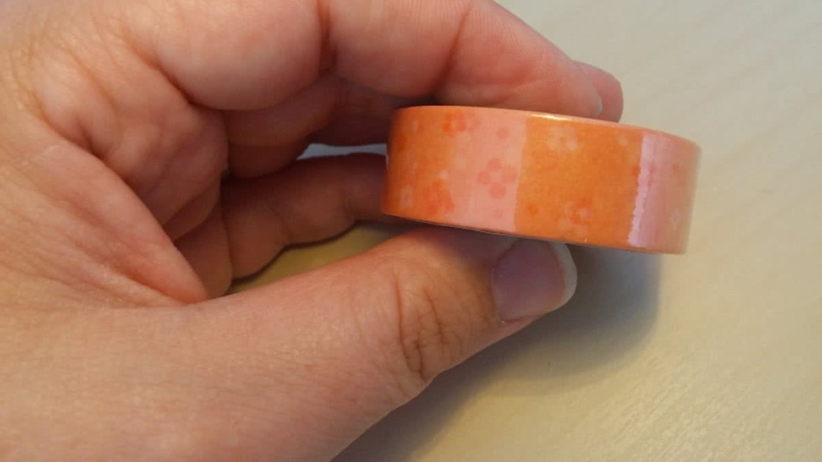 Washi Tape 10m Bloem Oranje