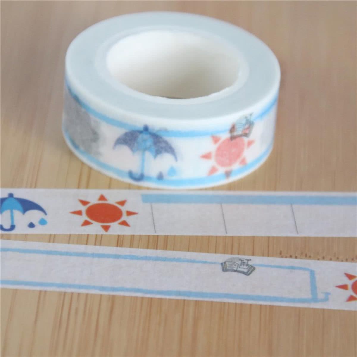 Washi Tape 10m. Weerbericht