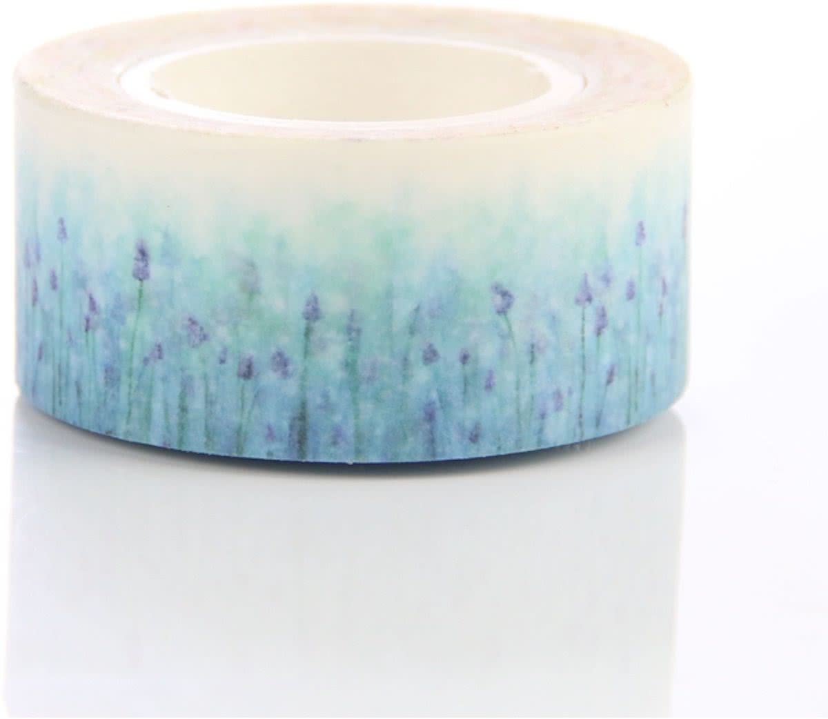 Washi Tape 2cm Bloempjes Heide