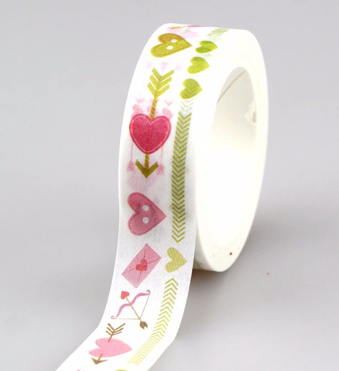 Washi Tape Liefde & Hartjes 10m.