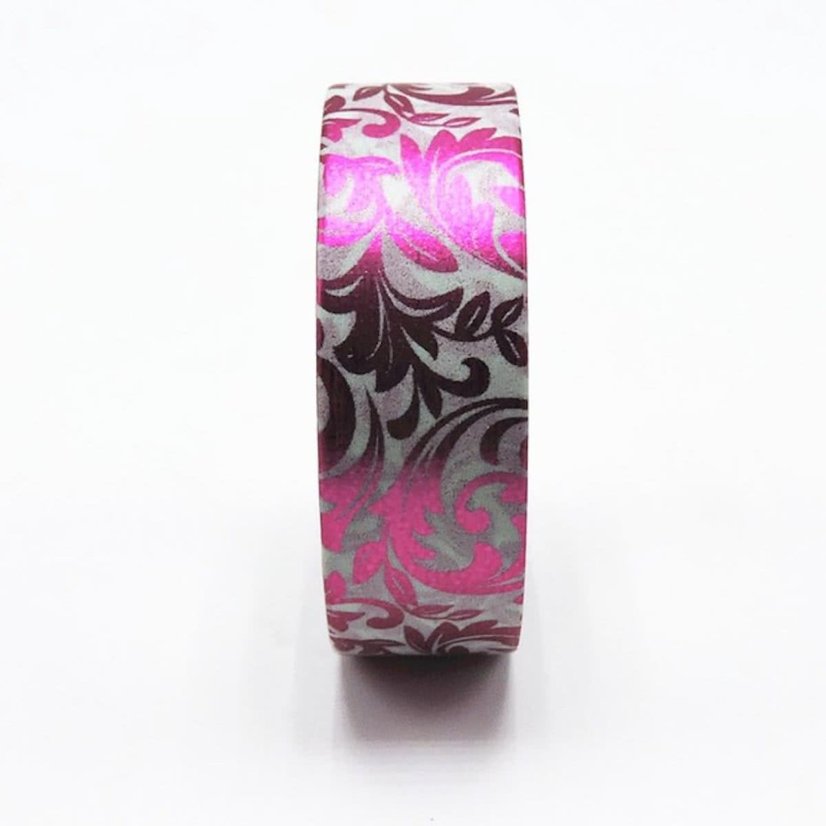 Washi Tape Metallic Foil Barok Fuchsia 10m.