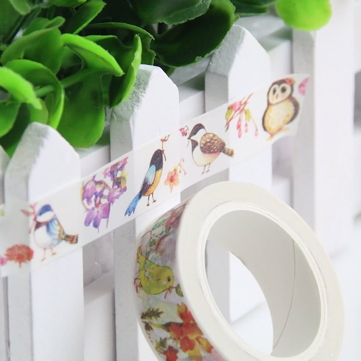 Washi Tape Vogels Natuur