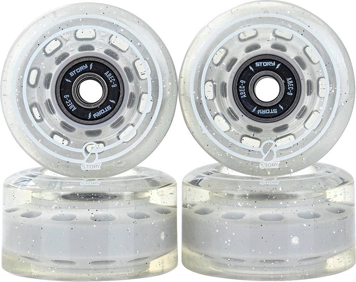   Quad Side by Side Rolschaatswielen Grey 58mm
