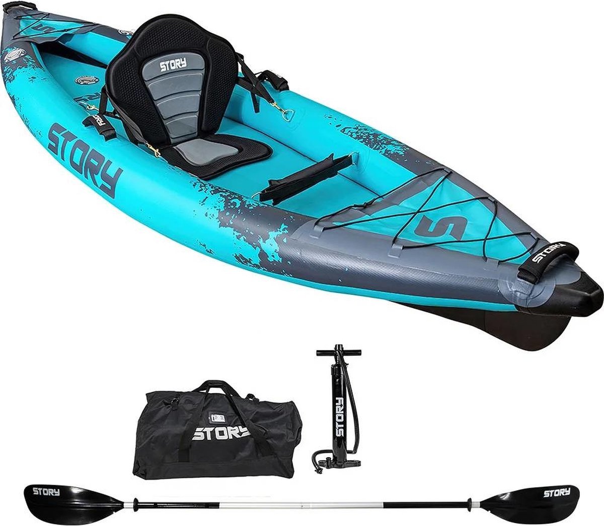 Story Ranger Opblaasbare Kayak 1 Persoons - Blue