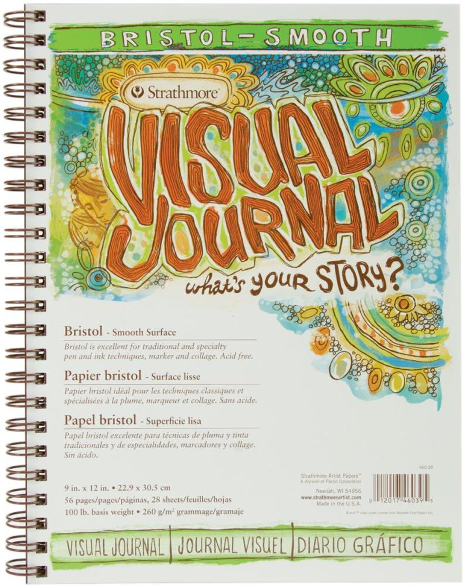 Strathmore Visual Journal Bristol Smooth Groot 23,9 x 30,5 cm