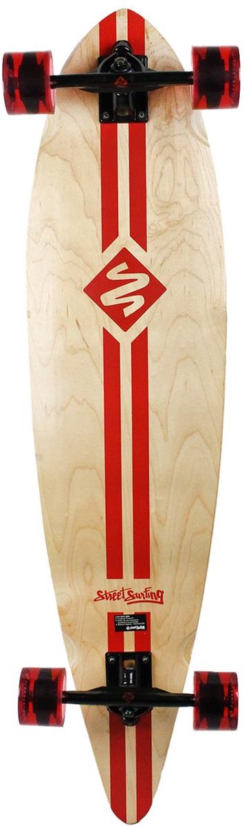   Pintail 40 - Retro red Stripe - Street Surfing