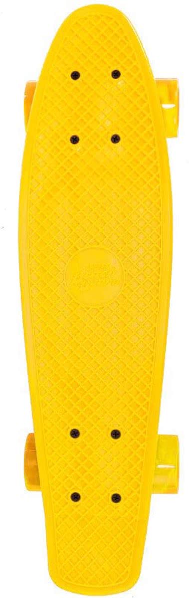 Skateboard Streetsurfing single yellow 57 cm/ABEC7